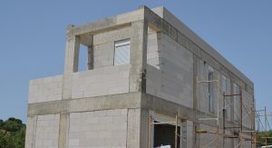 Hausbau Griechenland - Haus im Rohbau